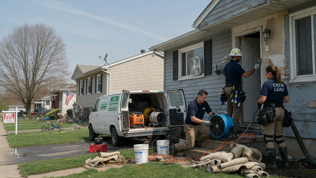 Flood Cleanup in Walnut Bottom, PA near me